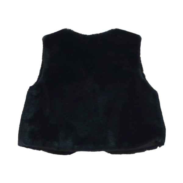 Luxury Faux Fur Bow Vest