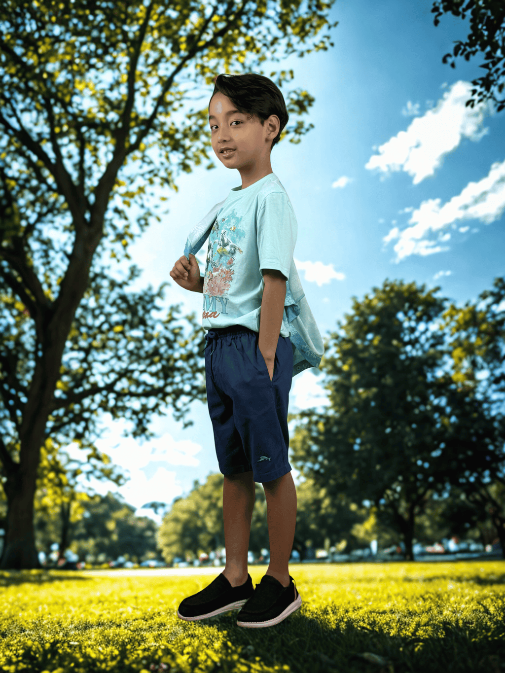 Tommy Bahama Boys Tropical 3-Piece Summer Outfit Set