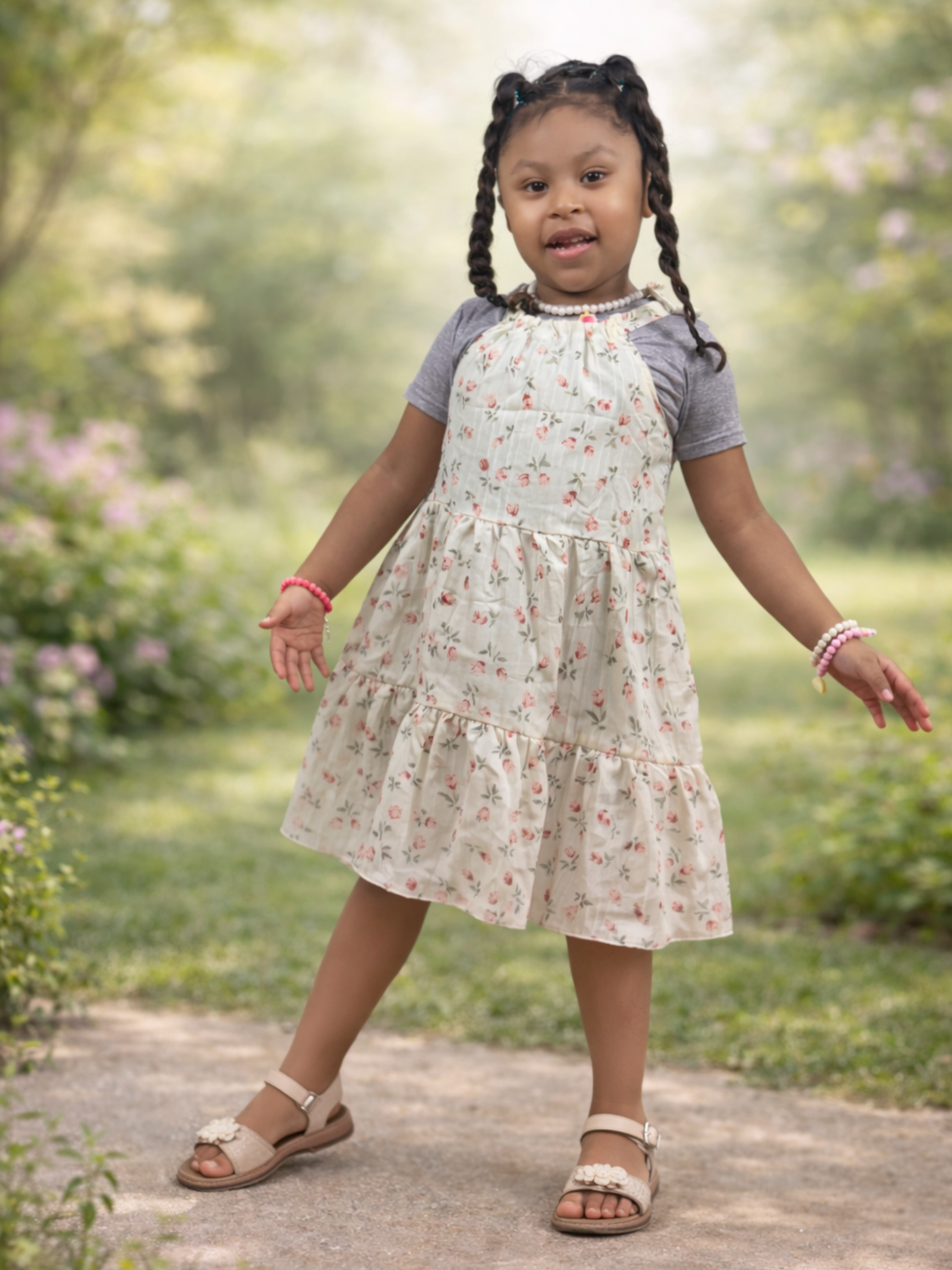 Floral Girls Dress – Soft & Sweet Style