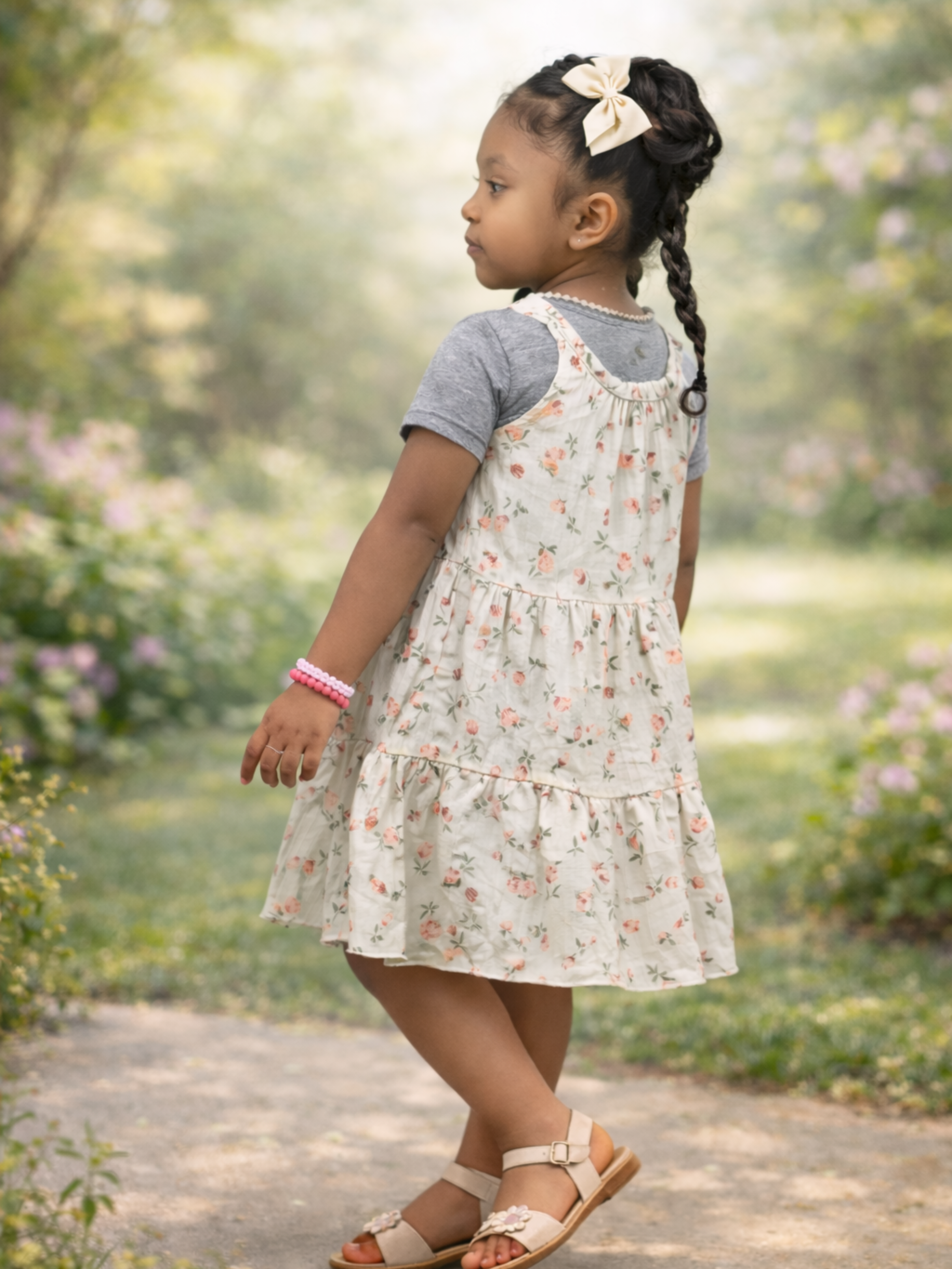 Floral Girls Dress – Soft & Sweet Style