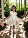 Emma Floral Spring Dress for Girls