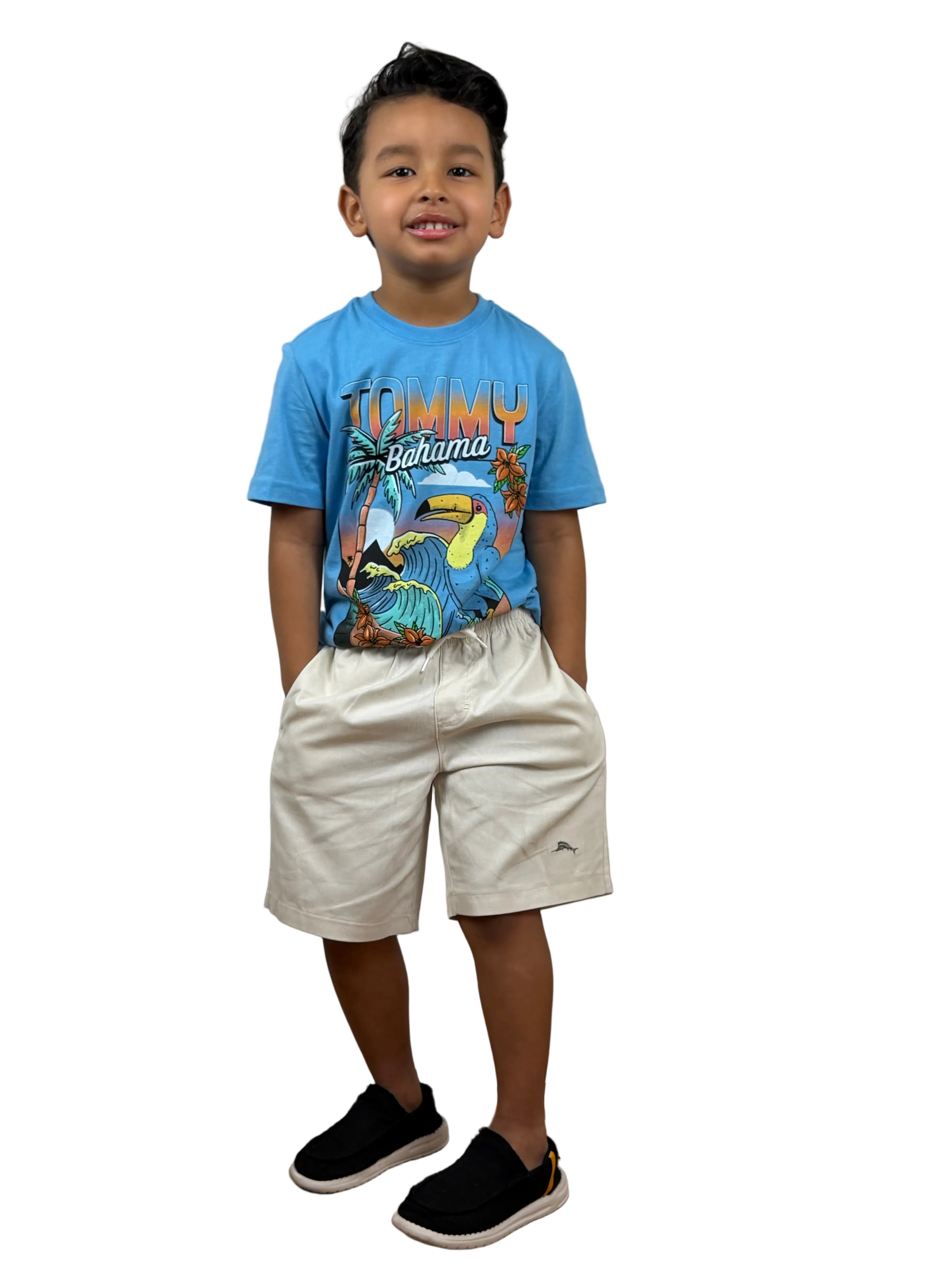 Tommy Bahama Boys Tropical 3-Piece Summer Outfit Set