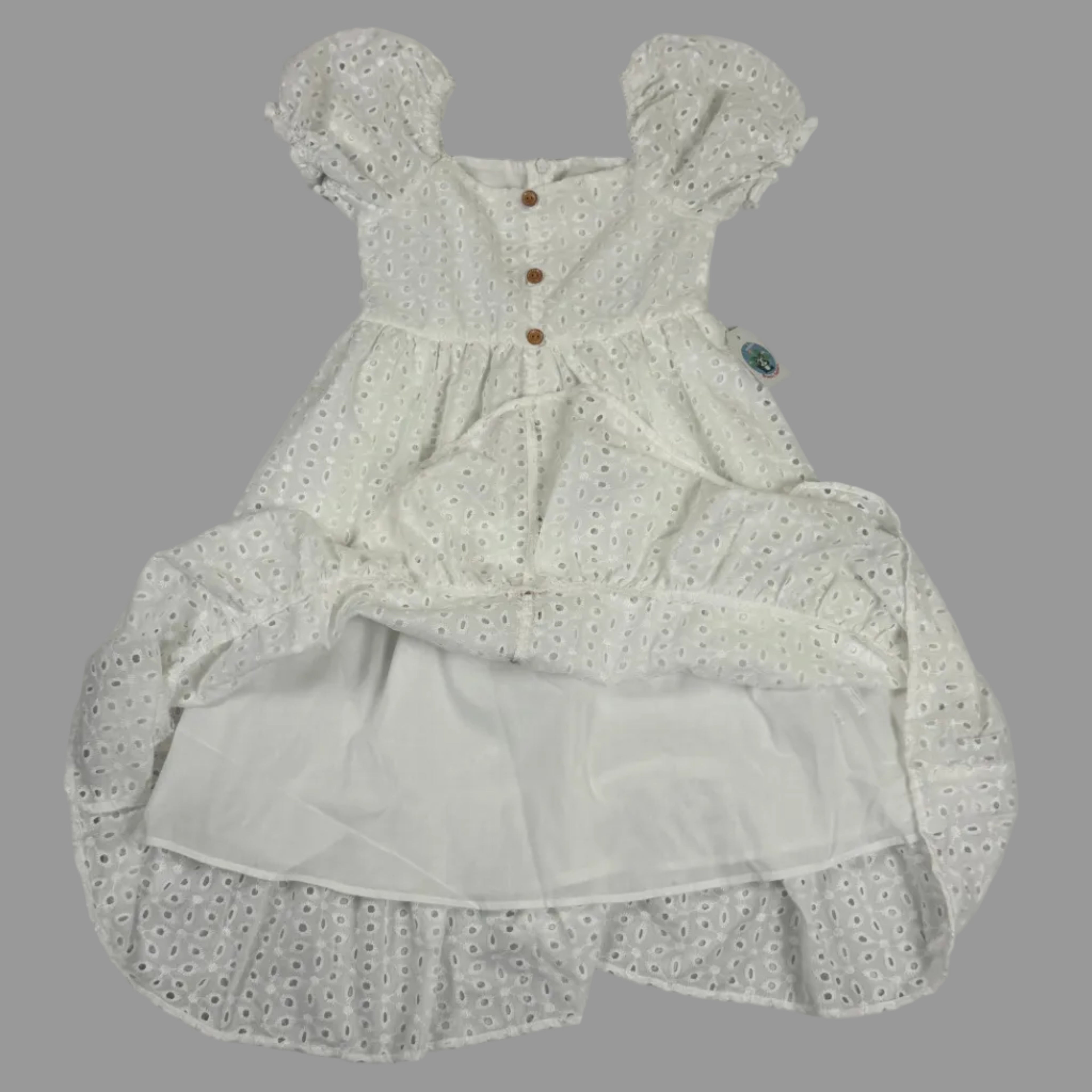 Girls Summer White Lace Dress