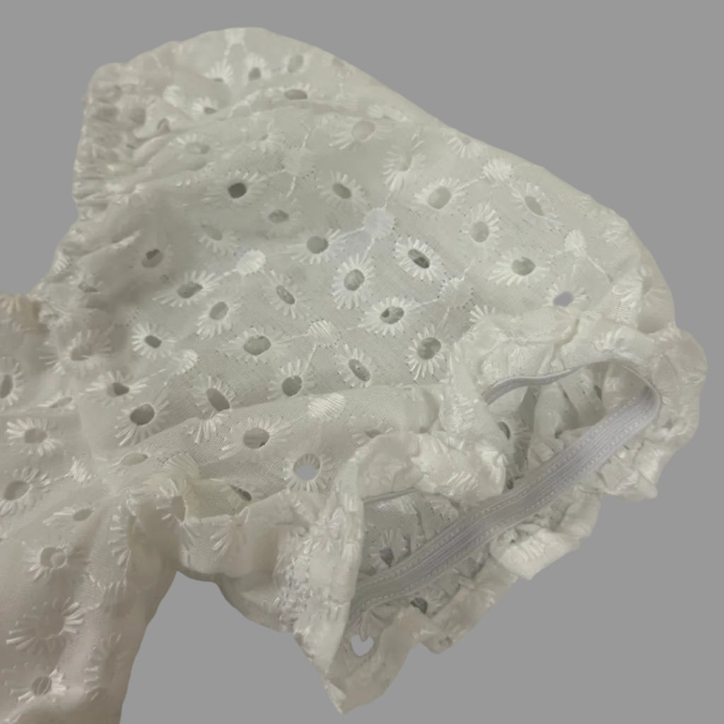 Girls Summer White Lace Dress