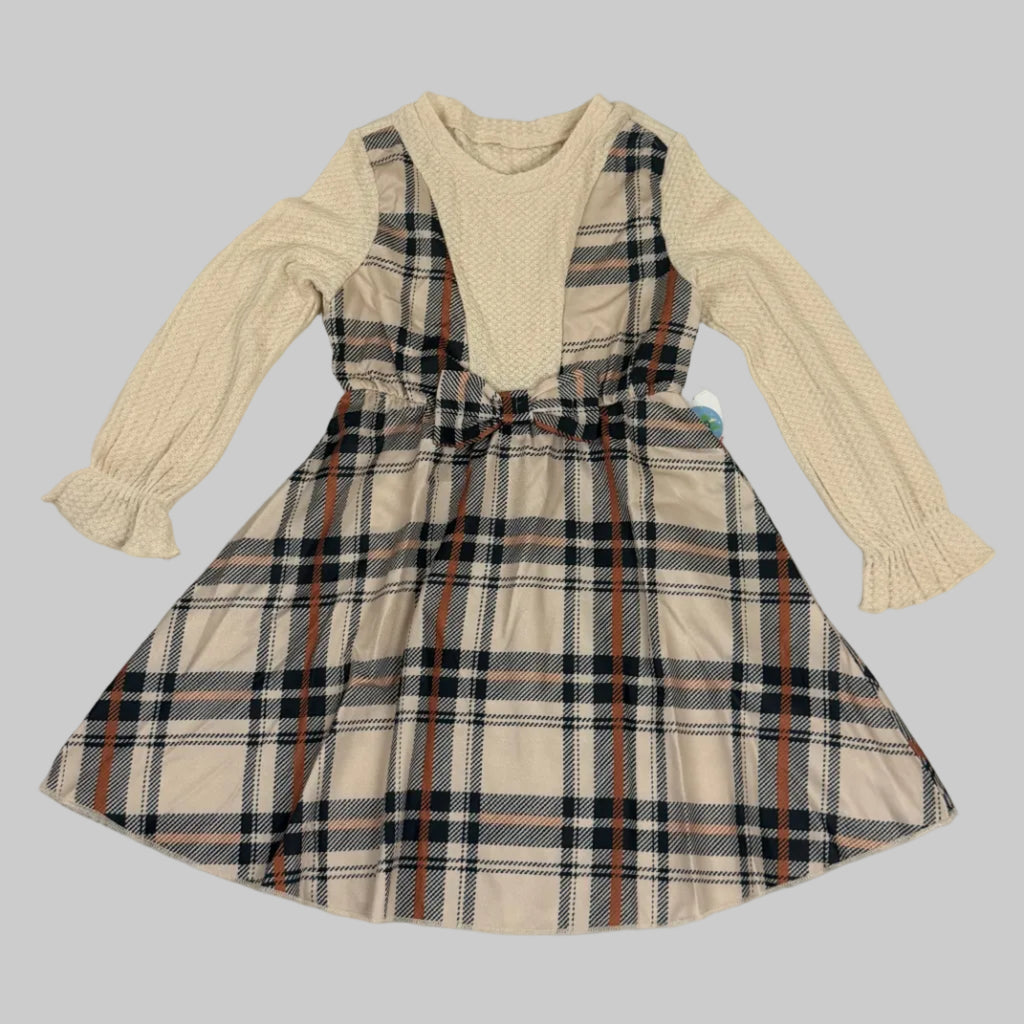 girls dress, plaid dress, fall dress, church outfit, kids fashion, girls outfit, autumn dress,new