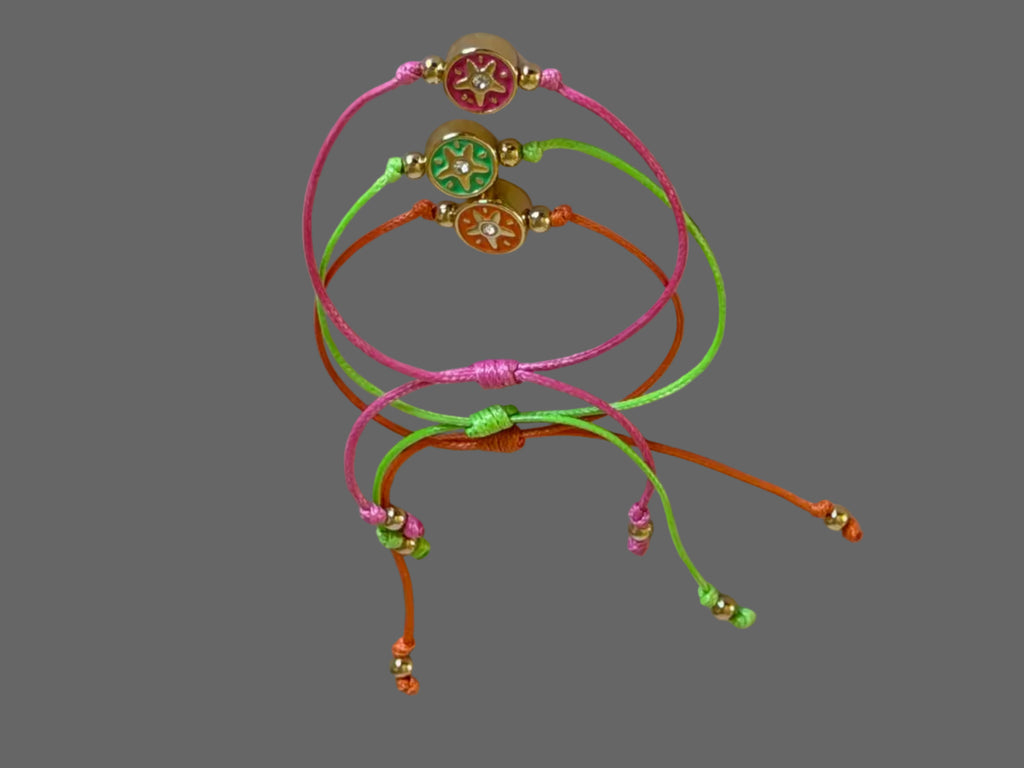 Color Charm Gold Plated Bracelet