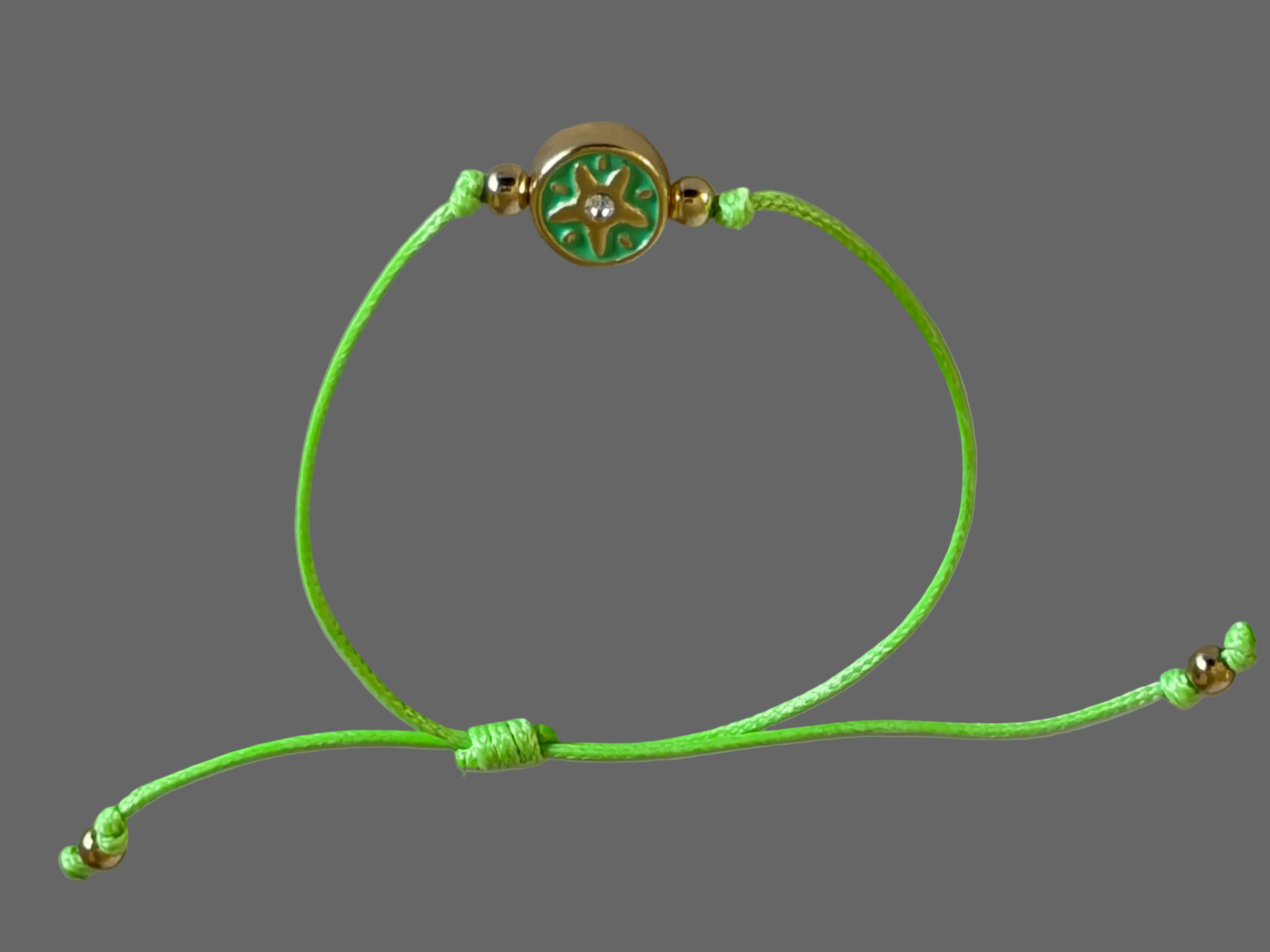 Color Charm Gold Plated Bracelet