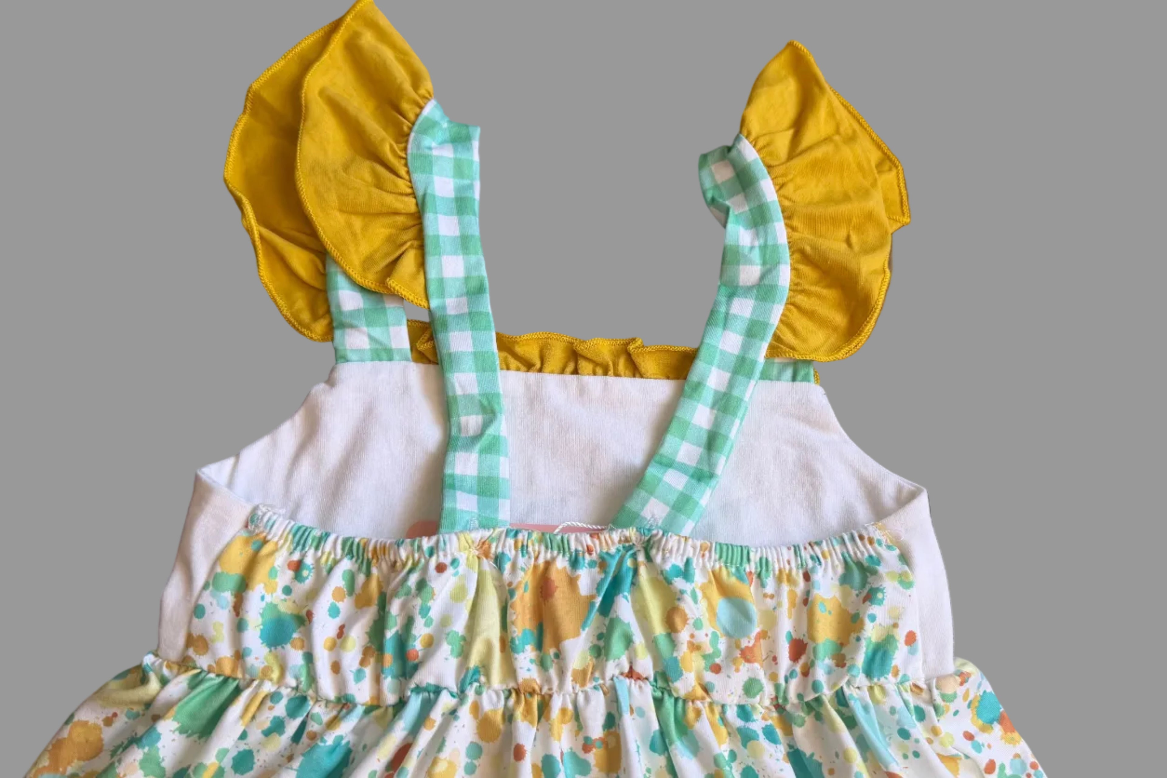 Watercolor Bunny Ruffle Outfit Set (Top + Leggings)